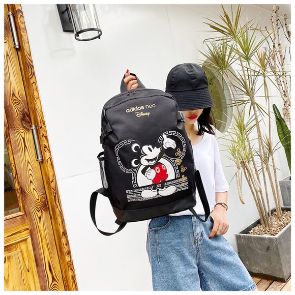 Adidas Mickey Mouse Black Backpack - Picture 3 of 3